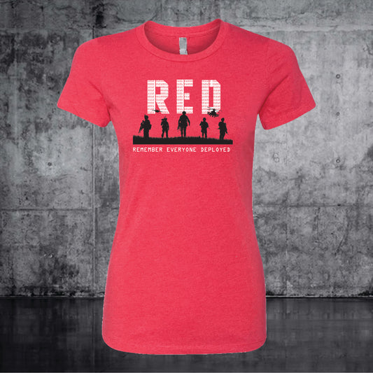 SciLo Vets Ladies RED Friday Shirt